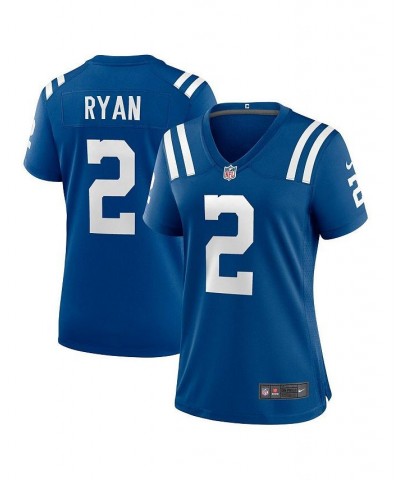 Women's Matt Ryan Royal Indianapolis Colts Game Jersey Royal $68.60 Jersey