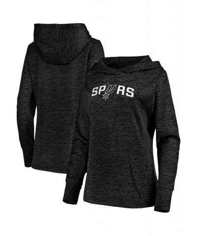 Women's Branded Black San Antonio Spurs Showtime Done Better Pullover Hoodie Black $30.36 Sweatshirts