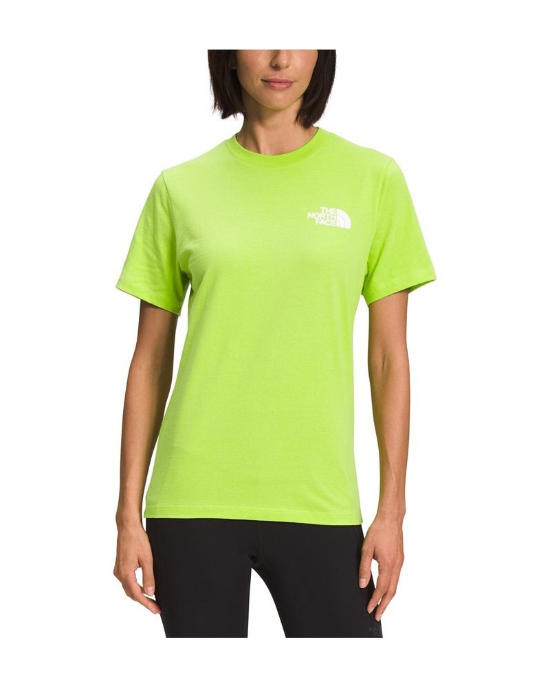 Women's NSE Box Logo T-Shirt Tan/Beige $17.60 Tops