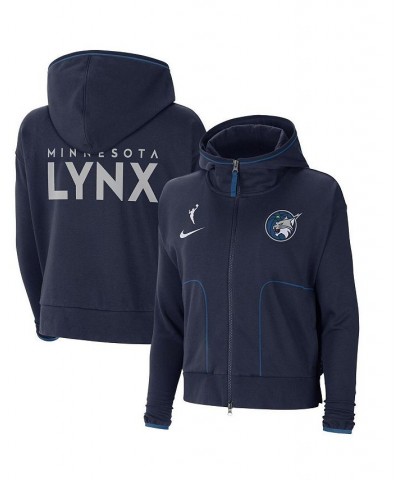 Women's Navy Minnesota Lynx Full-Zip Knit Jacket Navy $35.20 Jackets