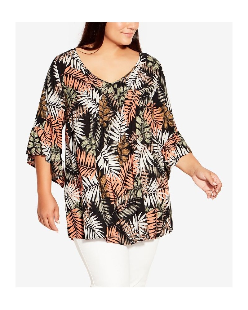 Plus Size Abby Pintuck Top Green $18.94 Tops