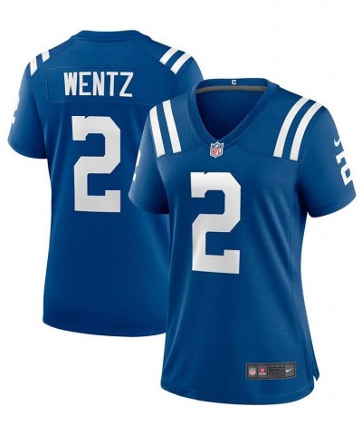 Women's Carson Wentz Royal Indianapolis Colts Game Jersey Royal $58.50 Jersey