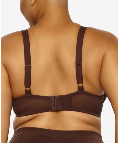 Paramour Women's Tempting Lace Underwire Bra Brown $19.23 Bras