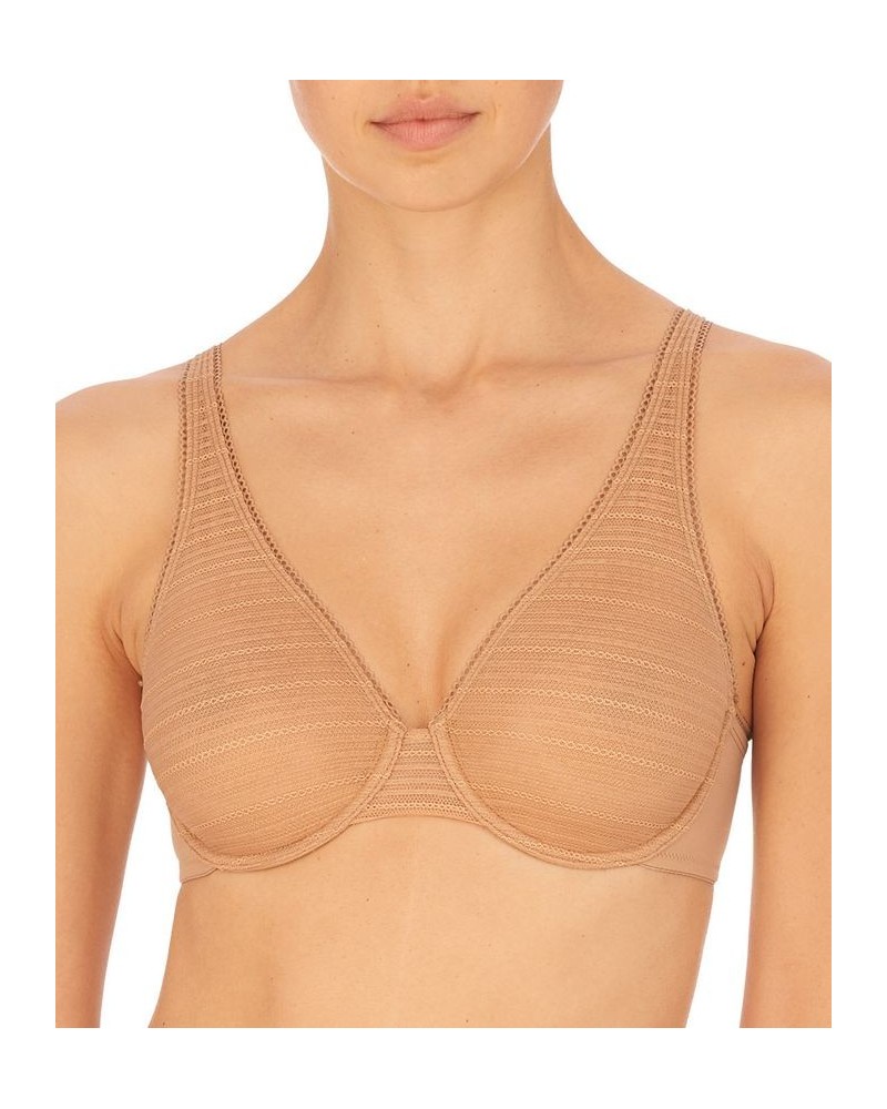 Women's Revive Full Fit Sheer Mesh Underwire Bra 734304 Brown $23.81 Bras