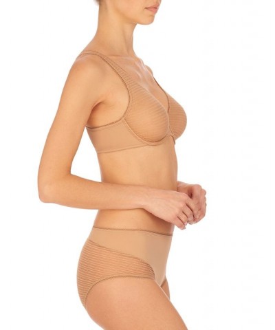 Women's Revive Full Fit Sheer Mesh Underwire Bra 734304 Brown $23.81 Bras