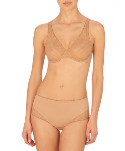 Women's Revive Full Fit Sheer Mesh Underwire Bra 734304 Brown $23.81 Bras