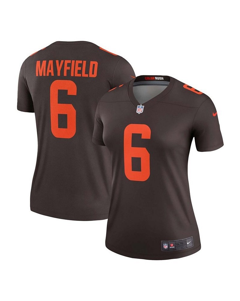 Women's Baker Mayfield Brown Cleveland Browns Alternate Legend Jersey Brown $33.00 Jersey