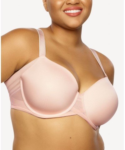 Paramour Women's Marvelous Side Smoother Underwire Bra Pink $20.80 Bras