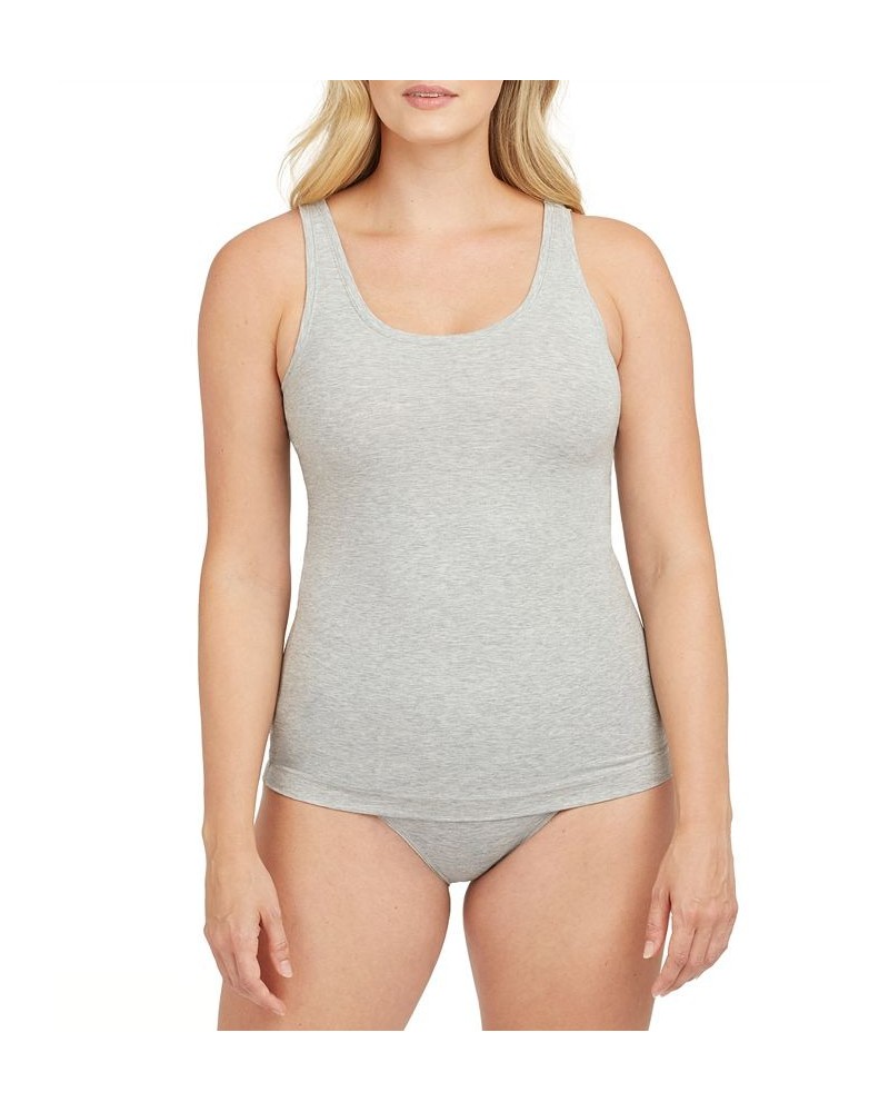 Cotton Control Tank Gray $28.42 Shapewear