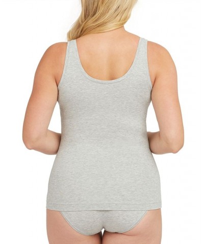 Cotton Control Tank Gray $28.42 Shapewear