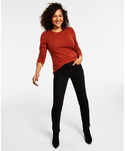 Women's Knit 3/4-Sleeve Top & Lexington Tummy-Control Straight-Leg Jeans $24.61 Jeans