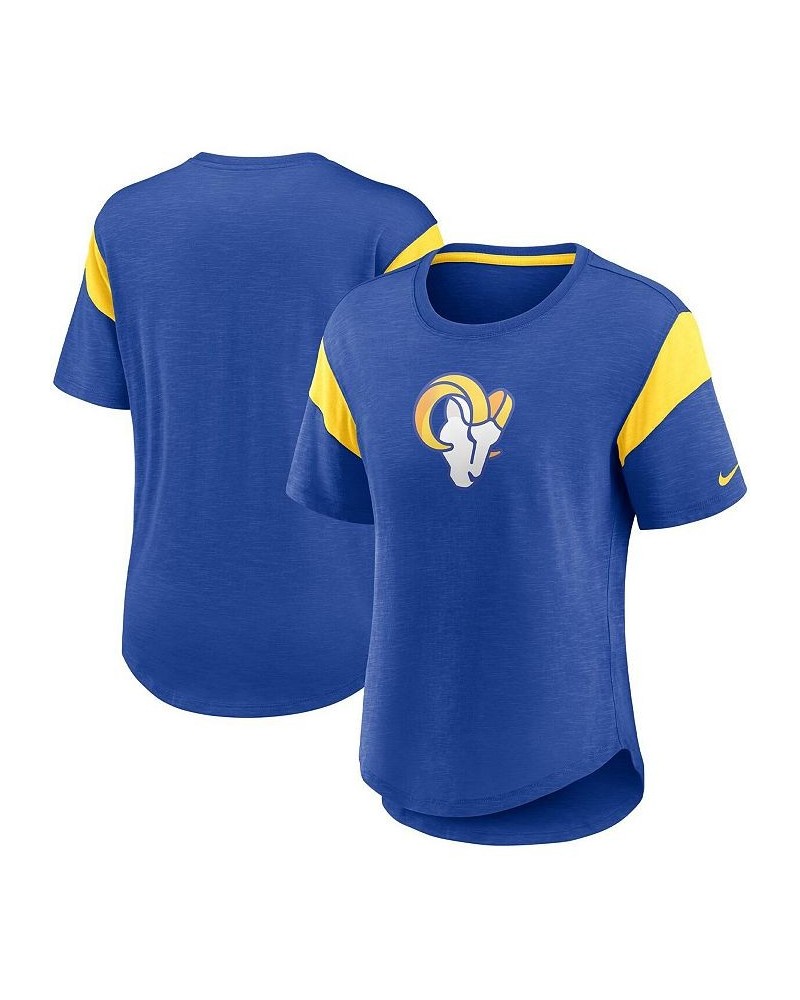 Women's Heather Royal Los Angeles Rams Primary Logo Fashion Top Heather Royal $25.00 Tops