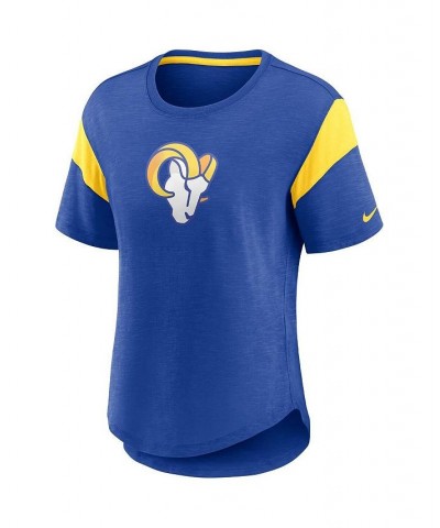 Women's Heather Royal Los Angeles Rams Primary Logo Fashion Top Heather Royal $25.00 Tops