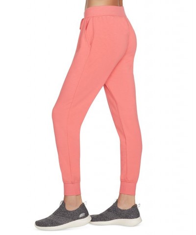 Women's SKECHLUXE™ Restful Crewneck & Drawstring Jogger Pants Coral $13.50 Pants