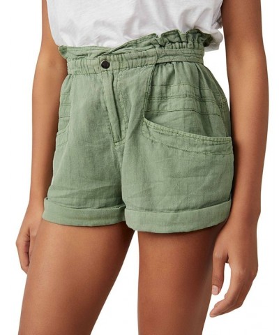 Women's Topanga Cuffed Shorts Green $45.76 Shorts