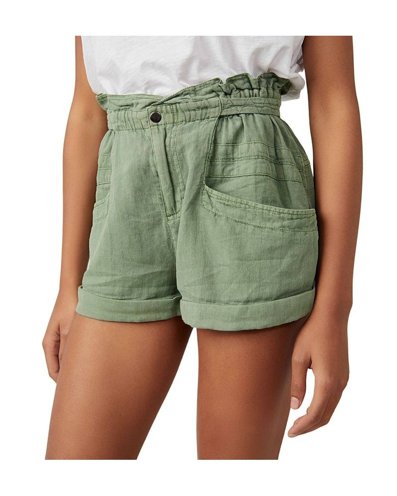 Women's Topanga Cuffed Shorts Green $45.76 Shorts