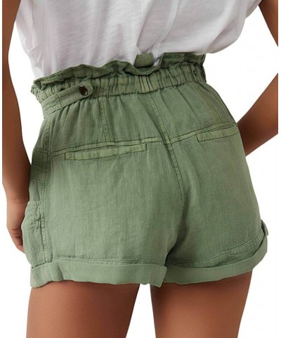 Women's Topanga Cuffed Shorts Green $45.76 Shorts