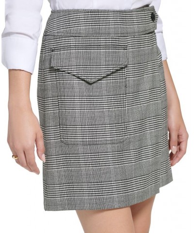 Women's Glenn Plaid Mini Skirt Black Multi $33.31 Skirts