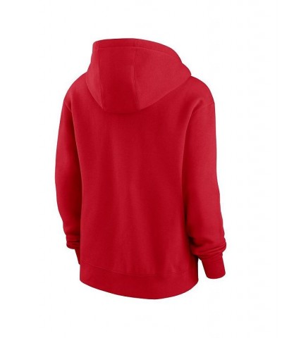 Women's Red St. Louis Cardinals Big Game Pullover Hoodie Red $37.40 Sweatshirts