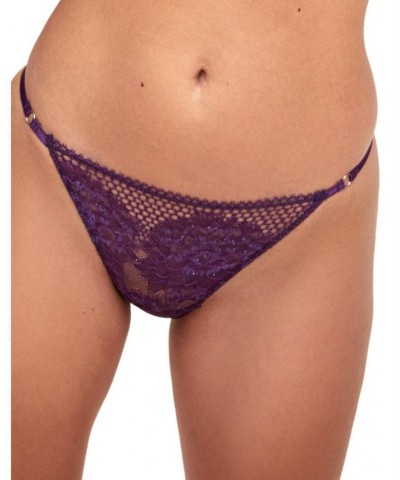 Evah Women's Cheeky Panty Dark purple $14.72 Panty