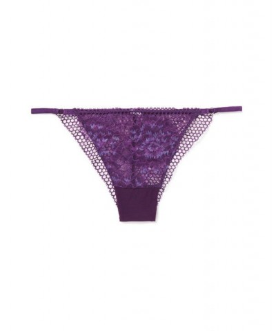 Evah Women's Cheeky Panty Dark purple $14.72 Panty