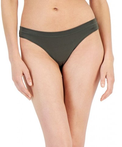 Ultra Soft Mix-and-Match Thong Underwear Olive Dusk $9.43 Panty