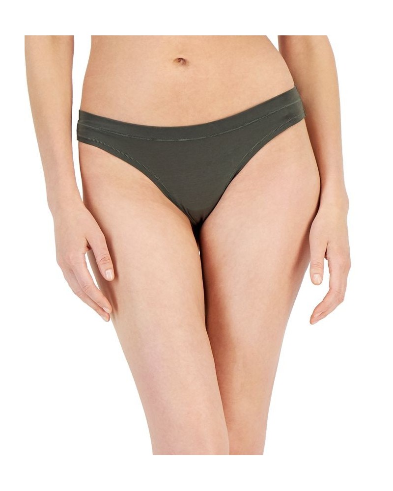 Ultra Soft Mix-and-Match Thong Underwear Olive Dusk $9.43 Panty