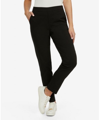Women's Pull-on Straight Leg Dress Pants Black $45.54 Pants