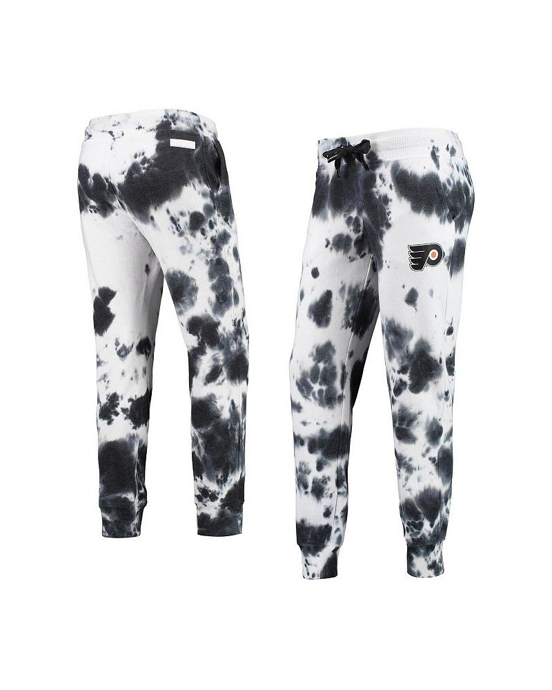 Women's White Black Philadelphia Flyers Melody Tie-Dye Jogger Pants White, Black $37.80 Pants