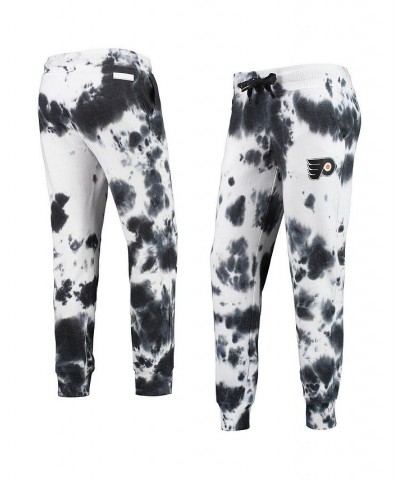 Women's White Black Philadelphia Flyers Melody Tie-Dye Jogger Pants White, Black $37.80 Pants