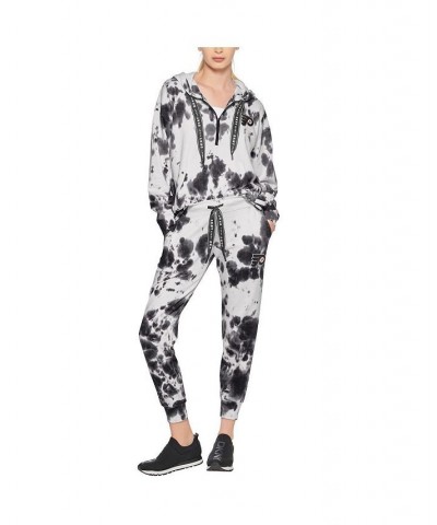 Women's White Black Philadelphia Flyers Melody Tie-Dye Jogger Pants White, Black $37.80 Pants