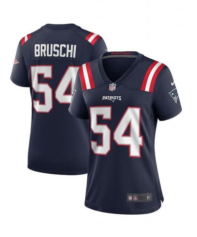 Women's Tedy Bruschi Navy New England Patriots Game Retired Player Jersey Navy $42.00 Jersey