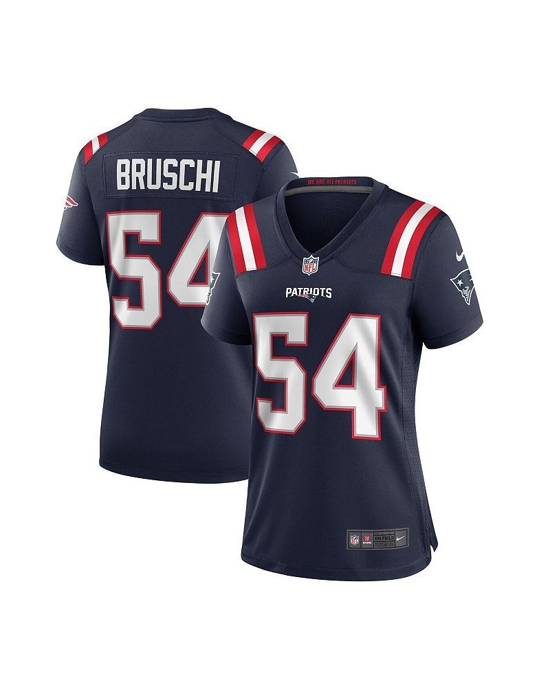 Women's Tedy Bruschi Navy New England Patriots Game Retired Player Jersey Navy $42.00 Jersey