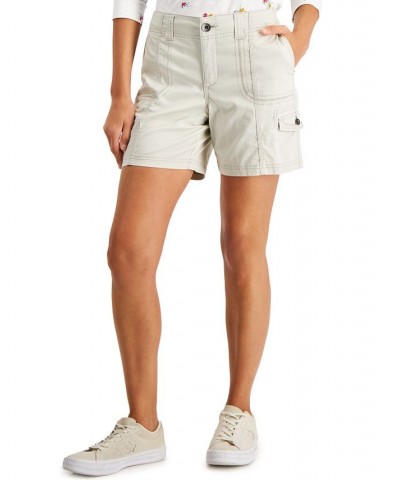 Women's Comfort-Waist Cargo Shorts Stonewall $15.17 Shorts