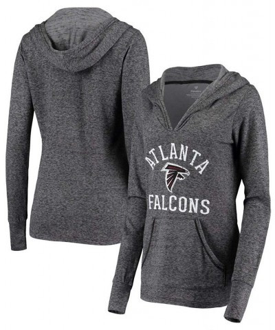 Women's Black Atlanta Falcons Doubleface Slub Pullover Hoodie Black $39.95 Sweatshirts