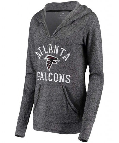 Women's Black Atlanta Falcons Doubleface Slub Pullover Hoodie Black $39.95 Sweatshirts