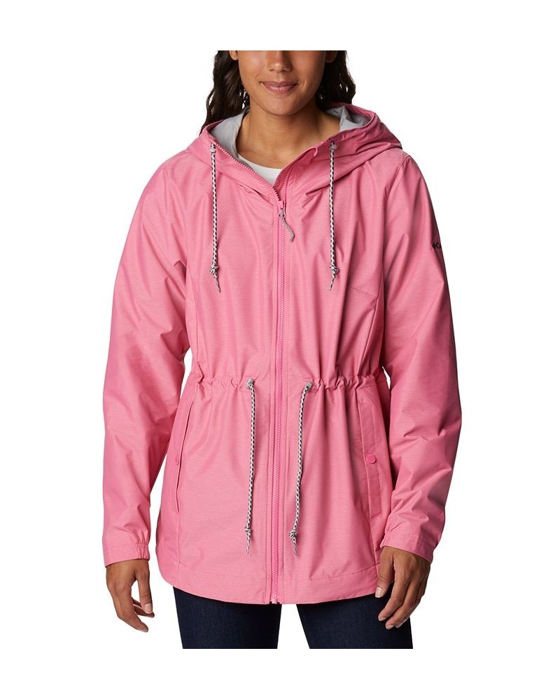 Women's Lillian Ridge Shell Waterproof Rain Jacket Pink $49.49 Jackets