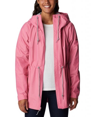 Women's Lillian Ridge Shell Waterproof Rain Jacket Pink $49.49 Jackets