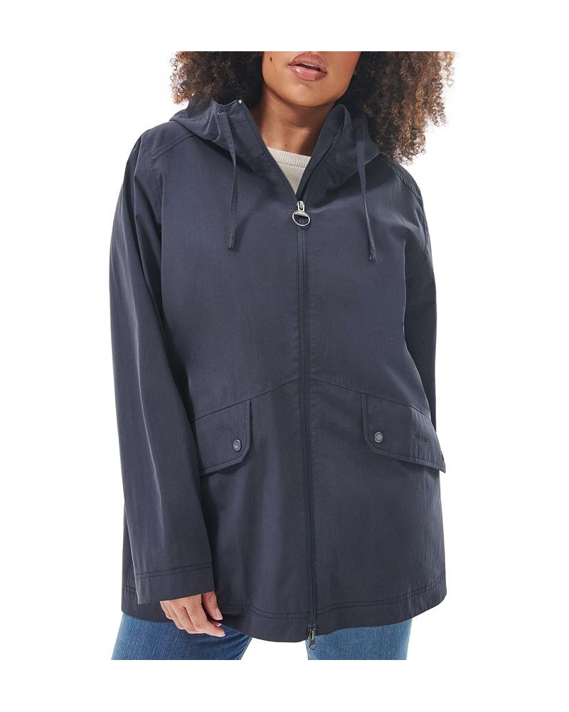 Women's Plus Size Byermoor Hooded Waterproof Jacket Navy $102.00 Coats