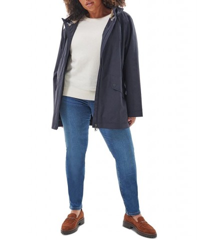 Women's Plus Size Byermoor Hooded Waterproof Jacket Navy $102.00 Coats