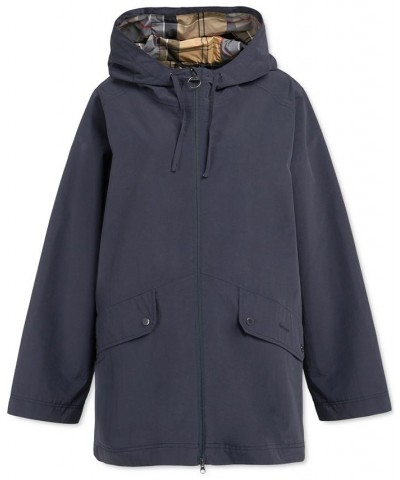 Women's Plus Size Byermoor Hooded Waterproof Jacket Navy $102.00 Coats