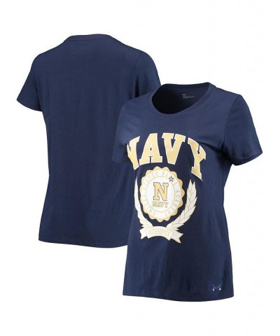 Women's Navy Navy Midshipmen T-shirt Navy $17.20 Tops