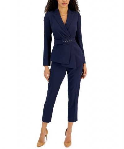 Belted Pantsuit Midnight Navy $76.48 Suits