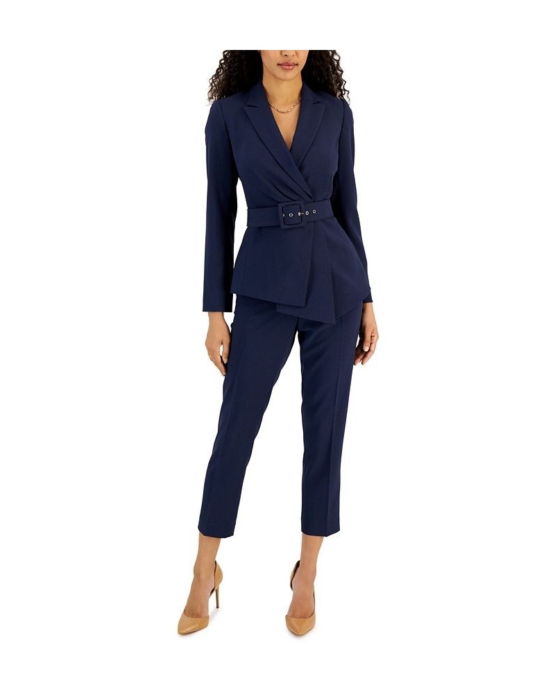 Belted Pantsuit Midnight Navy $76.48 Suits