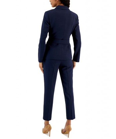 Belted Pantsuit Midnight Navy $76.48 Suits