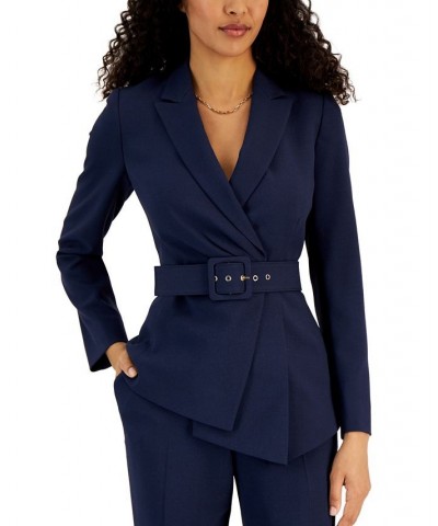 Belted Pantsuit Midnight Navy $76.48 Suits