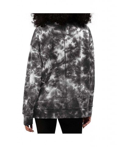 Women's Black Kansas City Chiefs Bailey Tie-Dye Pullover Sweatshirt Black $44.27 Sweatshirts