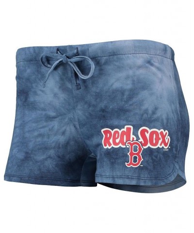 Women's Navy Boston Red Sox Billboard Racerback Tank Top and Shorts Set Navy $26.49 Pajama