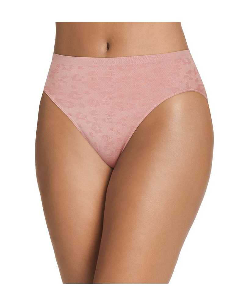 Seamfree Matte and Shine Hi-Cut Underwear 1306 Extended Sizes Earth Rose $9.30 Panty