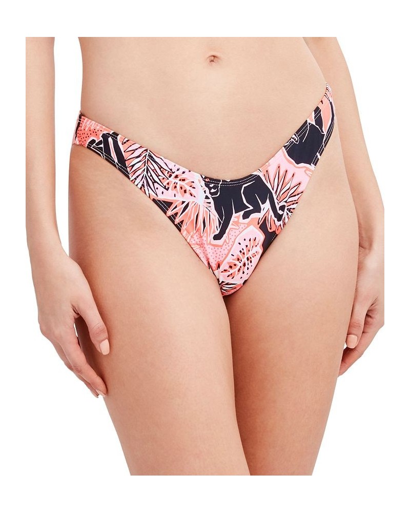 On Your Tracks Printed Scoop Bikini Bottoms Peach Tracks $36.26 Swimsuits